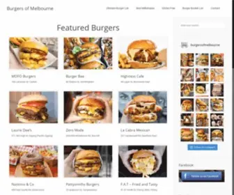 Burgersofmelbourne.com.au(Burgers of Melbourne) Screenshot