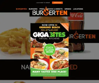 Burgerten.com(BurgerTen Burgers and Fries Napkins Required) Screenshot