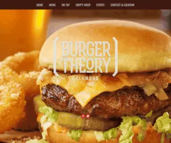 Burgertheorycolumbus.com(Columbus Ohio Burger Restaurants) Screenshot