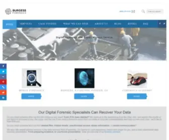 Burgessforensics.com(Digital Forensics) Screenshot