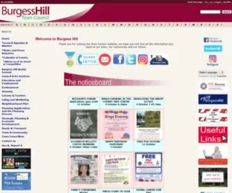 Burgesshill.gov.uk(Burgess Hill) Screenshot