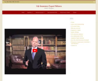 Burgesslifeins.com(Life Insurance Expert Witness Life Insurance Expert Witness) Screenshot