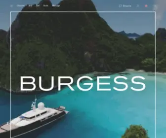 Burgessyachts.com(Superyachts & Luxury Yachts) Screenshot