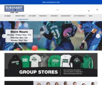Burghardtsportinggoods.com(Burghardt Sporting Goods) Screenshot