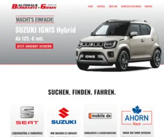 Burghartz-Giesen.de(Suchen. finden. fahren. lebensgefühl & fahrspass technologie und innovation aus barcelona) Screenshot