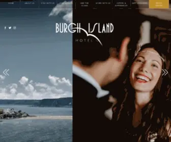 Burghisland.com(Luxury Island Hotel Steeped in History) Screenshot