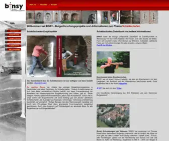 Burginfo.de(BINSY Burgeninformationssysteme) Screenshot