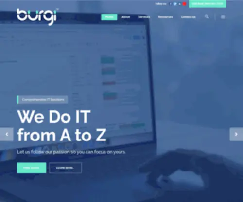 Burgitech.com(Managed IT Services & IT Support) Screenshot