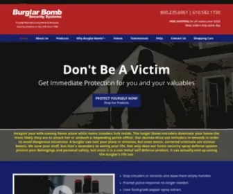 Burglarbomb.com(Spray Defense) Screenshot