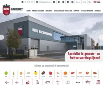 Burgmachinefabriek.nl(Burg Machinery) Screenshot