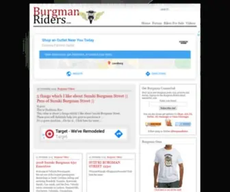 Burgmanriders.com(My Home) Screenshot