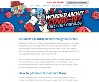 BurgpediatriCDentistry.com(Pediatric Dentist Salt Lake City) Screenshot