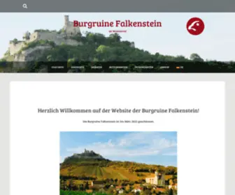 Burgruine-Falkenstein.at(Burgruine Falkenstein) Screenshot