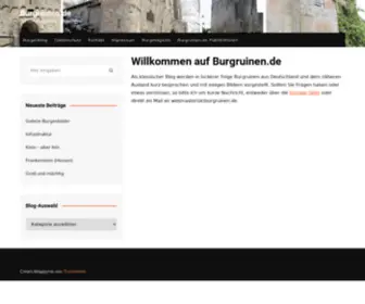 Burgruinen.de(Der Burgen) Screenshot