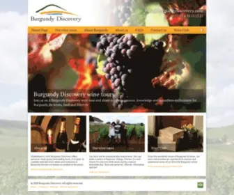 Burgundydiscovery.com(Burgundy Discovery) Screenshot