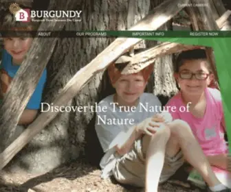 Burgundysummer.org(Burgundy Farm Country Day School) Screenshot