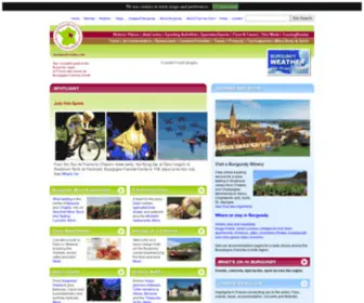 Burgundytoday.com(Burgundy Info and Guide to the Burgundy region) Screenshot