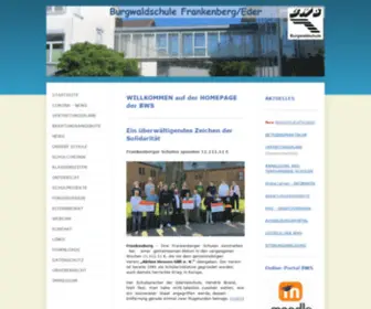 Burgwaldschule.de(Burgwaldschule Frankenberg/Eder) Screenshot