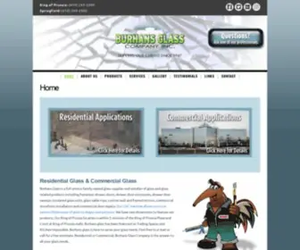 Burhansglass.com(Glass Installation and Glass Repair) Screenshot