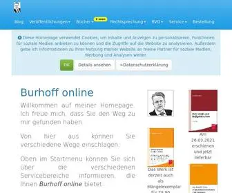 Burhoff.de(Burhoff online) Screenshot