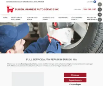 Burienjapanese.com(Auto Repair) Screenshot