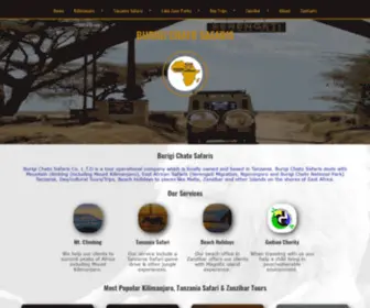 Burigichatosafaris.com(Burigi Chato Safaris Co. L.T.D) Screenshot