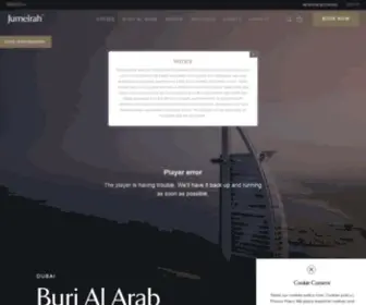 Burj-AL-Arab.com(Burj Al Arab) Screenshot