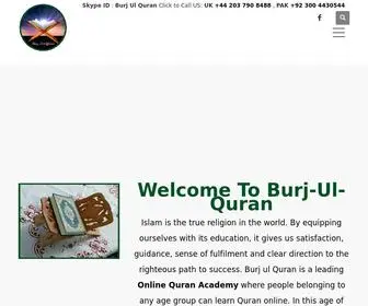 Burjulquran.com(Burj ul Quran) Screenshot