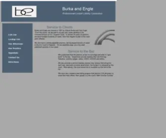 Burkaengle.com(Burka and Engle Home) Screenshot