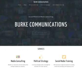 Burke-Communications.com(Media, political strategy, social & video, and crisis communications consulting) Screenshot