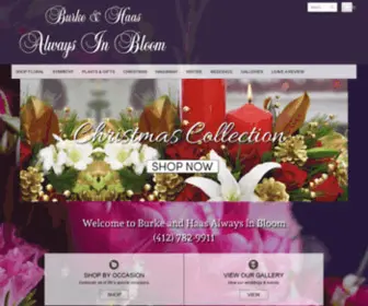 Burkeandhaasalwaysinbloom.com(Burkeandhaasalwaysinbloom) Screenshot