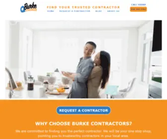 Burkecontractors.com(Burke Contractors) Screenshot