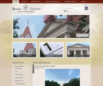 Burkecounty-GA.gov(Burke County) Screenshot