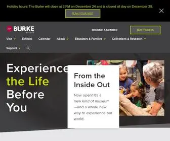 Burkemuseum.org(Burke Museum) Screenshot