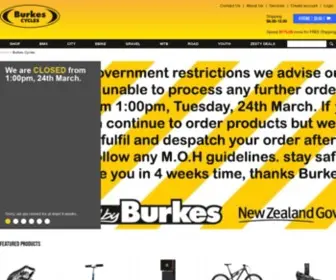 Burkescycles.co.nz(Burkes Cycles) Screenshot
