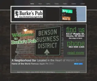 Burkespubomaha.com(Burke's Pub) Screenshot