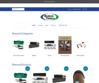 Burketools.com(Burke Tools) Screenshot