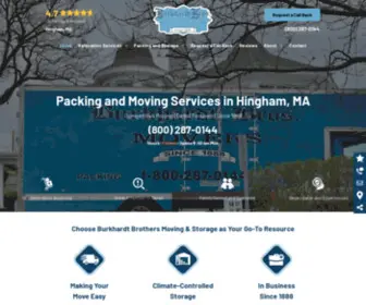 Burkhardtbrothers.com(Burkhardt Brothers Moving & Storage) Screenshot