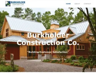 Burkholderconstruction.com(Building Customer Satisfaction) Screenshot