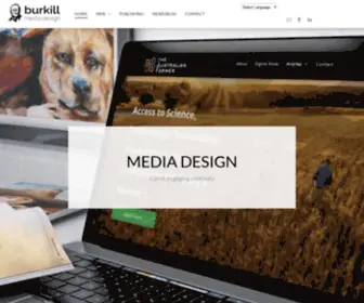 Burkill.com.au(Burkill Media Design) Screenshot