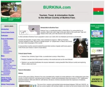 Burkina.com(Burkina Faso) Screenshot