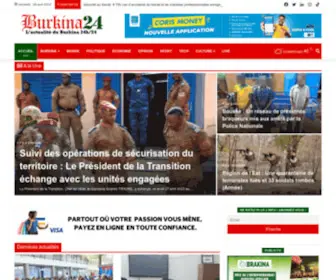 Burkina24.com(L'Actualité) Screenshot