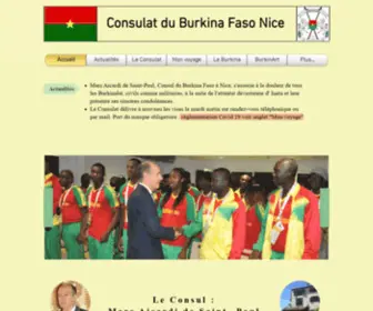 Burkinafaso-Cotedazur.org(Blaise compaoré) Screenshot