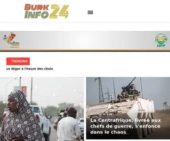 Burkinfo24.com(L'information) Screenshot