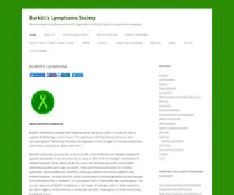 Burkittslymphomasociety.com(Burkitt's Lymphoma Society) Screenshot