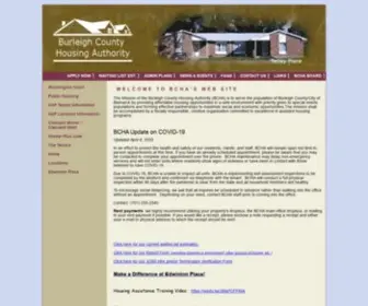 Burleighcountyhousing.com(Burleigh County Housing Authority) Screenshot