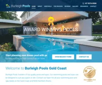 Burleighpools.com.au(Burleigh Pools) Screenshot