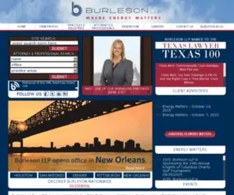 Burlesonllp.com(Burleson LLP) Screenshot