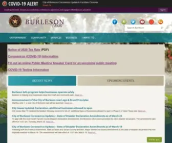 Burlesontx.com(Burleson, TX) Screenshot
