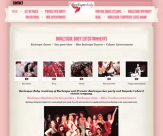 Burlesquebaby.com(Burlesque baby) Screenshot